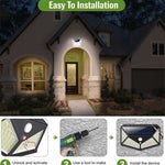 2-Pack: 100-LED Solar Powered Motion Sensor Lights With 270° Wide Angle