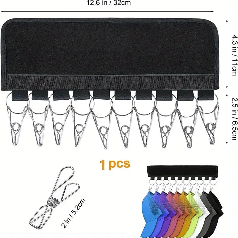 2-Pack: Baseball Cap Organizer Hanger