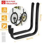 2-Piece: Heavy Duty Garage Storage Hooks Hanger