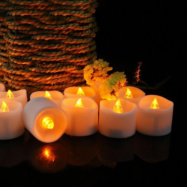 24-Piece: LED Flameless Tea Light Candle