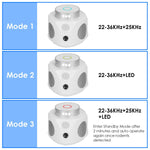 360° Ultrasonic Mice Repellent Indoor with 3 Modes 9 Strobe Lights