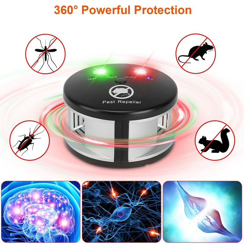 360° Ultrasonic Pest Repeller Electronic Plug-in Pest Control