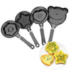 4-Piece Set: Breakfast Egg Omelet Pancake Flip Non-Stick Pan