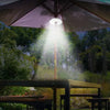 48 LED Lights Waterproof Umbrella Pole Lights for Patio Umbrellas