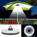 48 LED Lights Waterproof Umbrella Pole Lights for Patio Umbrellas