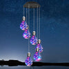 Colorful Lights Solar Wind Chimes for Outside