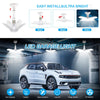 LED Dimmable Garage Ceiling Lights with 4 Adjustable Panels