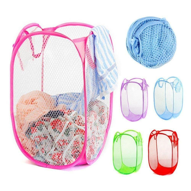 Meshed Up Collapsible Hamper