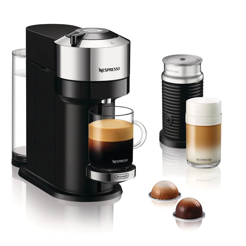 Nespresso Vertuo Next Coffee and Espresso Maker with Aeroccino Milk Frother (Refurbished)