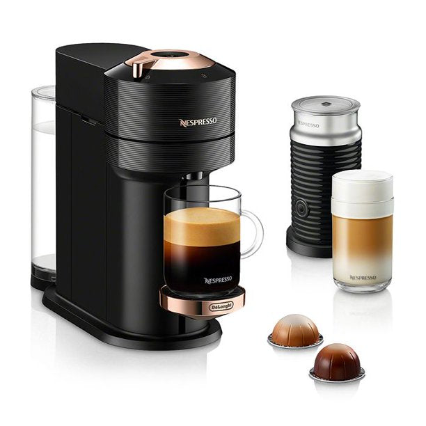 Nespresso Vertuo Next Coffee and Espresso Maker with Aeroccino Milk Frother (Refurbished)