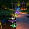 Solar LED Butterfly Wind Chimes