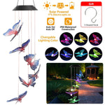 Solar LED Butterfly Wind Chimes