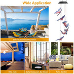 Solar LED Butterfly Wind Chimes