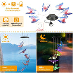 Solar LED Butterfly Wind Chimes