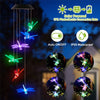 Solar Powered Dragonfly Lights Wind Chimes