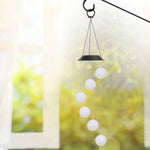 Solar Powered LED Ball Wind Chimes - Color Changing LED String Light