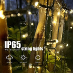 Solar String Lights Outdoor Waterproof