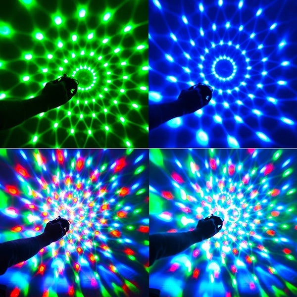 Sound Activated Rotating Disco Ball Party Lights Strobe Light