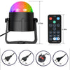 Sound Activated Rotating Disco Ball Party Lights Strobe Light