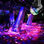 Sound Activated Rotating Disco Ball Party Lights Strobe Light