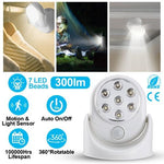 Wireless LED Spotlight 90 Degree Motion